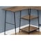 Monarch Specialties Computer Desk, Home Office, Corner, Storage Shelves, 48"L, L Shape, Work, Laptop, Metal, Brown I 7593 - alternate 4